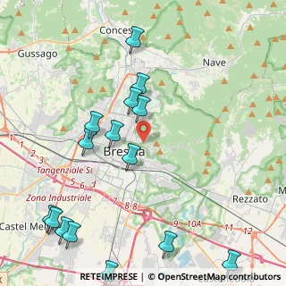 Mappa 25123 Brescia BS, Italia (5.276)