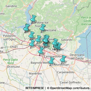 Mappa 25123 Brescia BS, Italia (9.98706)