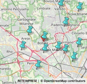 Mappa Via Concordia, 20021 Bollate MI, Italia (4.445)