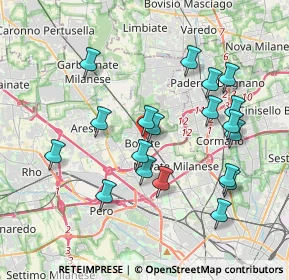 Mappa Via Concordia, 20021 Bollate MI, Italia (3.75737)