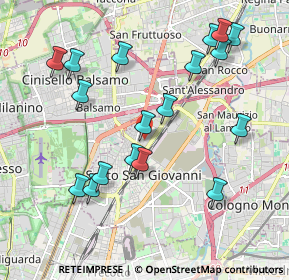 Mappa Via Francesco Petrarca, 20099 Sesto San Giovanni MI, Italia (2.10389)