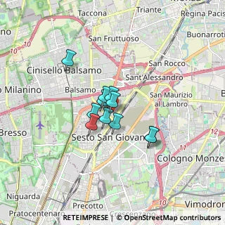 Mappa Via Giovanni Boccaccio, 20099 Sesto San Giovanni MI, Italia (1.03182)