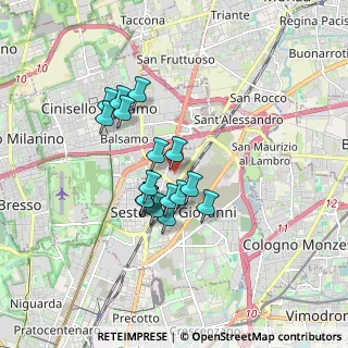 Mappa Via Giovanni Boccaccio, 20099 Sesto San Giovanni MI, Italia (1.33941)