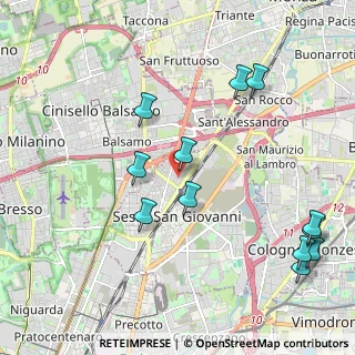 Mappa Via Giovanni Boccaccio, 20099 Sesto San Giovanni MI, Italia (2.39583)