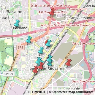 Mappa Via Giovanni Boccaccio, 20099 Sesto San Giovanni MI, Italia (1.01417)