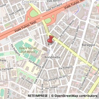 Mappa Via Fratelli Picardi, 163, 20099 Sesto San Giovanni, Milano (Lombardia)