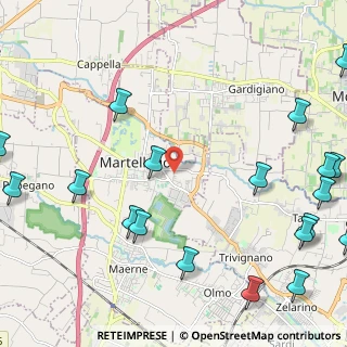 Mappa Via Mascagni, 30030 Martellago VE, Italia (3.315)