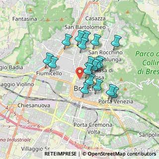 Mappa Via Federico Odorici, 25122 Brescia BS, Italia (1.38056)