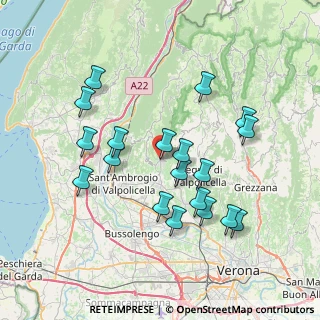 Mappa Via Isola, 37022 Fumane VR, Italia (7.25947)