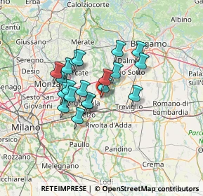 Mappa Via Piero Gobetti, 20065 Inzago MI, Italia (10.1795)