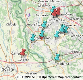 Mappa Strada Provinciale 34 - ang, 20022 Castano Primo MI, Italia (7.36462)