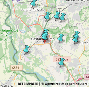 Mappa Strada Provinciale 34 - ang, 20022 Castano Primo MI, Italia (3.66846)