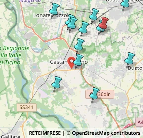 Mappa Strada Provinciale 34 - ang, 20022 Castano Primo MI, Italia (4.34385)