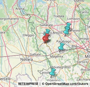 Mappa Strada Provinciale 34 - ang, 20022 Castano Primo MI, Italia (22.195)