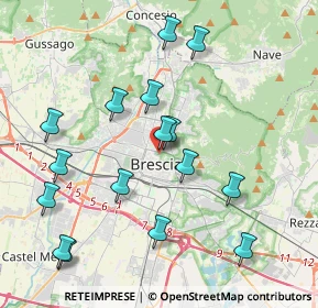 Mappa Via della Rocca, 25122 Brescia BS, Italia (4.25)