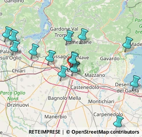 Mappa Via della Rocca, 25122 Brescia BS, Italia (16.67357)