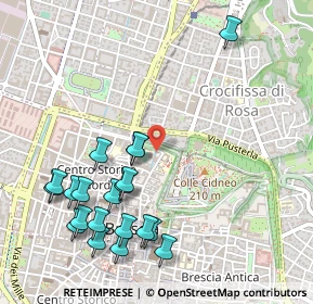 Mappa Via della Rocca, 25122 Brescia BS, Italia (0.5875)