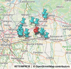 Mappa Viale Martesana, 20062 Cassano d'Adda MI, Italia (10.9165)