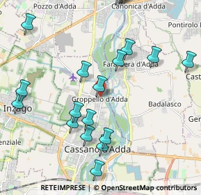 Mappa Viale Martesana, 20062 Cassano d'Adda MI, Italia (2.4375)