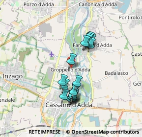 Mappa Viale Martesana, 20062 Cassano d'Adda MI, Italia (1.527)