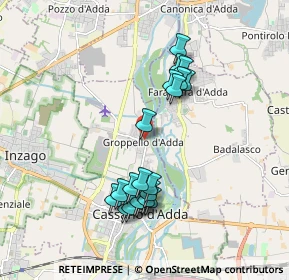 Mappa Viale Martesana, 20062 Cassano d'Adda MI, Italia (1.742)