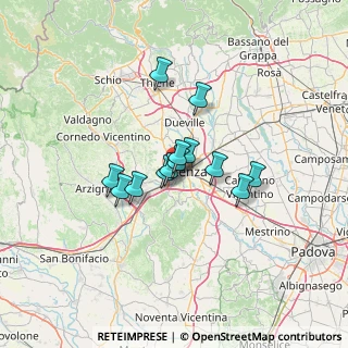 Mappa Via Konrad Adenauer, 36100 Vicenza VI, Italia (8.72385)