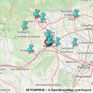 Mappa Via Konrad Adenauer, 36100 Vicenza VI, Italia (11.85714)