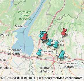 Mappa Via dell'Industria Est, 37010 Rivoli Veronese VR, Italia (7.88357)