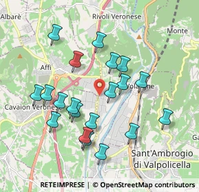 Mappa Via dell'Industria Est, 37010 Rivoli Veronese VR, Italia (1.808)