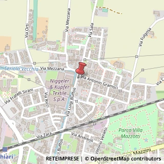 Mappa Via Luigi Buffoli, 58, 25032 Chiari, Brescia (Lombardia)