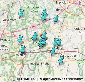 Mappa Largo S. Carlo, 20062 Cassano d'Adda MI, Italia (6.18941)