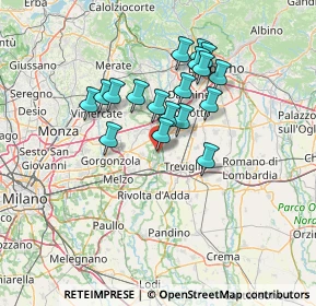 Mappa Via Fara, 20062 Cassano d'Adda MI, Italia (11.26667)