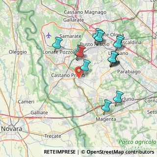 Mappa Via IV Novembre, 20010 Buscate MI, Italia (7.388)
