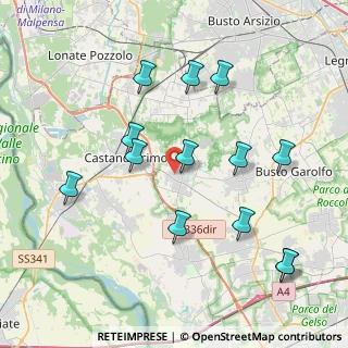 Mappa Via IV Novembre, 20010 Buscate MI, Italia (4.18077)
