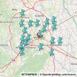 Mappa Stradella Racchetta, 36100 Vicenza VI, Italia (7.25632)