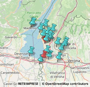 Mappa Largo del Casel, 37011 Bardolino VR, Italia (9.6455)