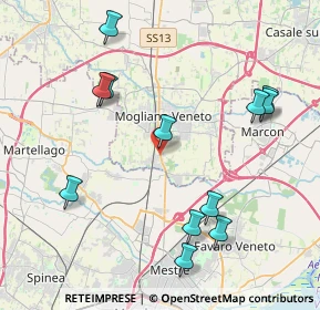 Mappa Via Jacopo Ruffini, 31021 Mogliano Veneto TV, Italia (4.48583)