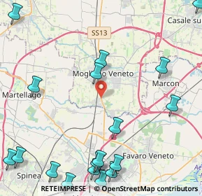 Mappa Via Jacopo Ruffini, 31021 Mogliano Veneto TV, Italia (6.485)