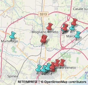 Mappa Via Jacopo Ruffini, 31021 Mogliano Veneto TV, Italia (4.5595)