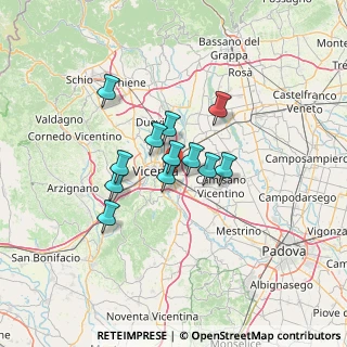 Mappa Via B.E, 36100 Vicenza VI, Italia (9.27417)