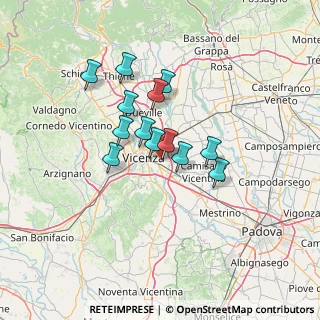 Mappa Via B.E, 36100 Vicenza VI, Italia (10.06154)