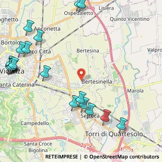 Mappa Via B.E, 36100 Vicenza VI, Italia (3.1225)