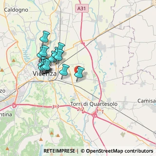 Mappa Via B.E, 36100 Vicenza VI, Italia (3.502)