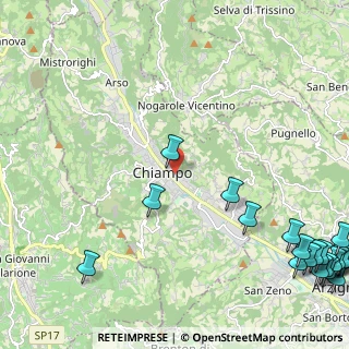 Mappa Piazzale Mariano Rumor, 36072 Chiampo VI, Italia (3.696)