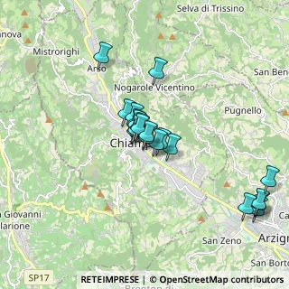 Mappa Piazzale Mariano Rumor, 36072 Chiampo VI, Italia (1.4735)