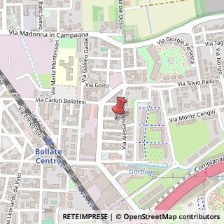 Mappa Via Monte Sabotino, 8, 20021 Bollate, Milano (Lombardia)