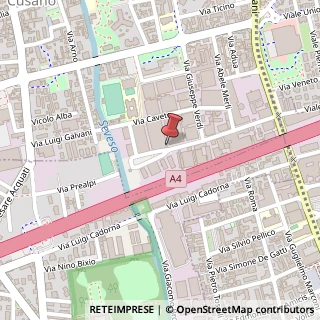 Mappa Via Vincenzo Bellini, 22/A, 20095 Cusano Milanino, Milano (Lombardia)