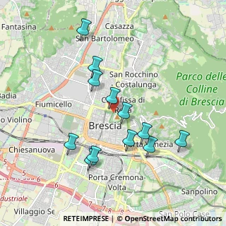 Mappa Fossa Bagni, 25128 Brescia BS, Italia (1.80417)