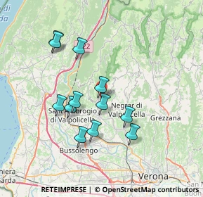 Mappa Localita' Ca' Dei Maghi, 37022 Fumane VR, Italia (6.53083)