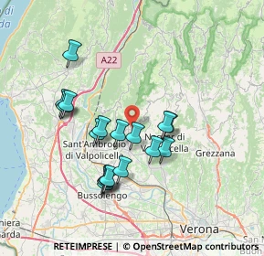 Mappa Localita' Ca' Dei Maghi, 37022 Fumane VR, Italia (6.48588)